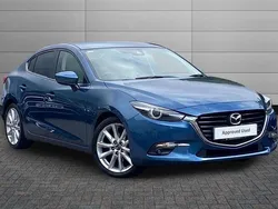 Blue Used 2017 Mazda 3 Inclusive Sedan | £9,995 (Fair price)