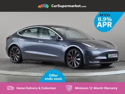 Grey Used 2019 Tesla Model 3 Performance Sedan | £20,197 (Fair price)