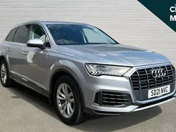 Silver Used 2021 Audi Q7 Sport SUV | £32,979 (Good price)