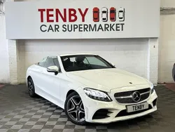 White Used 2019 Mercedes C200 AMG line Cabriolet | £18,495 (Good price)