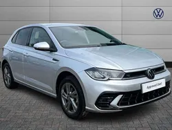 Silver Used 2024 VW Polo R-line Hatchback | £21,489 (Fair price)