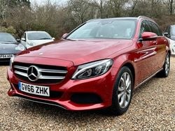 Red Used 2017 Mercedes C200 Premium Estate | £16,990 (Fair price)