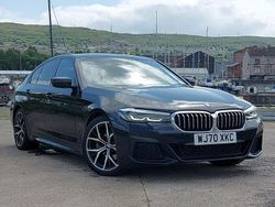 Black Used 2020 BMW 520 M Sport Sedan | £21,998 (Fair price)