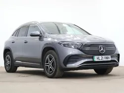 Mountain grey Used 2021 Mercedes EQA250 AMG line SUV | £20,290 (Fair price)