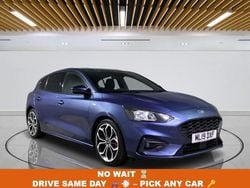 Blue Used 2019 Ford Focus ST-Line X Hatchback | £10,899 (Good price)