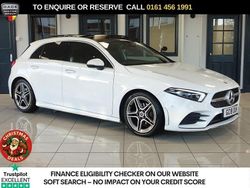White Used 2018 Mercedes A180 AMG line Hatchback | £14,970 (Expensive)