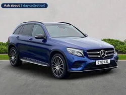 Blue Used 2019 Mercedes GLC250 AMG Estate | £25,875 (A bit pricey)