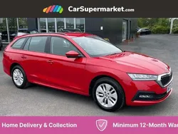 Red Used 2023 Skoda Octavia SE Technology Estate | £16,976 (Fair price)
