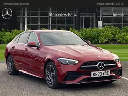 Manufaktur patagonia red Used 2023 Mercedes C300e AMG line Sedan | £32,499 (Fair price)