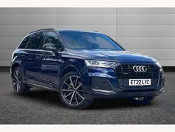 Navarra blue Used 2022 Audi Q7 Black Edition SUV | £46,950 (Fair price)