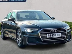 Vesuvius grey, metallic Used 2019 Audi A6 S-Line Sedan | £19,778 (Fair price)