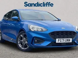 Blue Used 2021 Ford Focus ST-Line Hatchback | £14,007 (Good price)