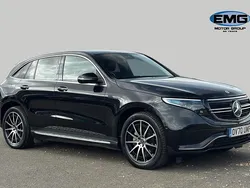 Black Used 2020 Mercedes EQC400 AMG line SUV | £21,495 (Fair price)