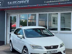 White Used 2014 Seat Leon FR Hatchback | £6,495 (Fair price)