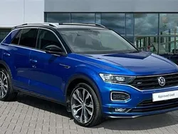 Ravenna blue metallic black Used 2018 VW T-Roc R-line SUV | £19,084 (Good price)