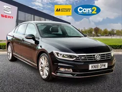 Black Used 2018 VW Passat R-line Sedan | £16,485 (Fair price)