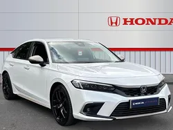 White Used 2022 Honda Civic Hybrid Hatchback | £22,623 (Fair price)