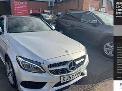 Silver Used 2017 Mercedes C300 AMG line Coupe | £13,895 (Fair price)