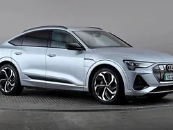 Silver Used 2022 Audi e-tron Black Edition SUV | £26,798 (Fair price)