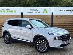 White Used 2022 Hyundai Santa Fe Ultimate SUV | £33,390 (Fair price)