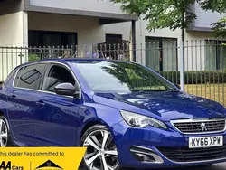 Blue Used 2016 Peugeot 308 GT-line Hatchback | £4,895 (Fair price)