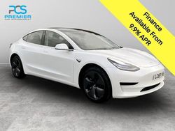 White Used 2019 Tesla Model 3 Standard Range Sedan | £15,395 (Fair price)