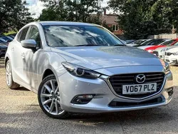 Silver Used 2017 Mazda 3 Inclusive Hatchback | £9,395 (Fair price)