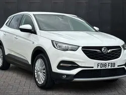 White Used 2018 Vauxhall Grandland X Sport SUV | £9,522 (Fair price)