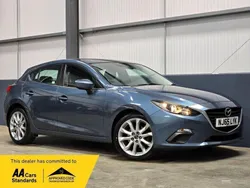 Blue Used 2015 Mazda 3 Hatchback | £4,991 (Fair price)
