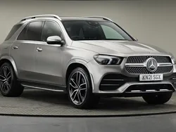 Mojave silver metallic finish Used 2021 Mercedes GLE350 AMG line SUV | £43,000 (Fair price)
