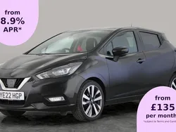 Black Used 2022 Nissan Micra Tekna Hatchback | £10,848 (Good price)