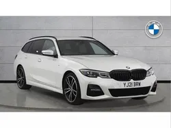 White Used 2021 BMW 320 M Sport Estate | £25,200 (A bit pricey)