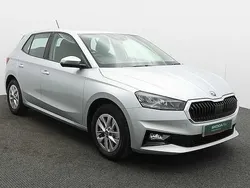 Brilliant silver metallic New 2025 Skoda Fabia SE Hatchback | £20,990 (A bit pricey)