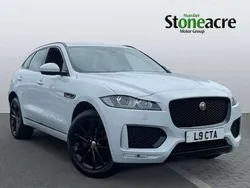 White Used 2019 Jaguar F-Pace Chequered Flag SUV | £25,195 (Fair price)