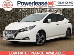White Used 2021 Nissan Leaf Tekna Hatchback | £9,589 (Super price)