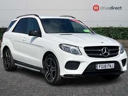 White Used 2018 Mercedes GLE250 AMG SUV | £21,900 (Fair price)