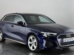 Blue Used 2023 Audi A3 Sportback S-Line Hatchback | £21,950 (Fair price)