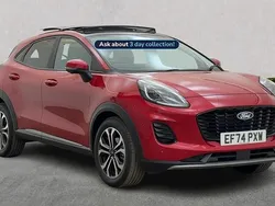 Red Used 2024 Ford Puma Gen-E Titanium SUV | £20,999 (Expensive)