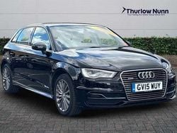 Black Used 2015 Audi A3 Sportback e-tron Advanced Sedan | £10,764 (Fair price)
