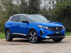 Blue Used 2021 Peugeot 3008 Premium SUV | £18,318 (Fair price)