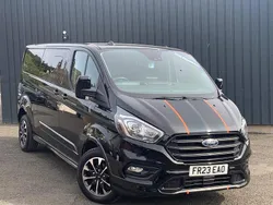 Black Used 2023 Ford Transit Custom Sport Cabriolet | £31,495 (A bit pricey)