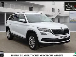 White Used 2019 Skoda Kodiaq SE SUV | £17,890 (Fair price)