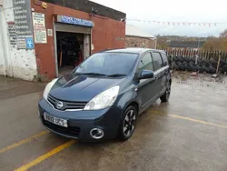 Blue Used 2012 Nissan Note N-TEC MPV | £3,250 (A bit pricey)