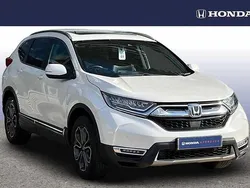 Platinum white Used 2021 Honda CR-V Hybrid SUV | £27,990 (Expensive)