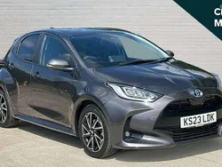Grey Used 2023 Toyota Yaris Hybrid Design Hatchback | £17,059 (Fair price)