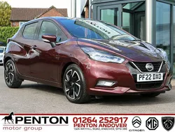 Red Used 2022 Nissan Micra Acenta Hatchback | £15,490 (A bit pricey)