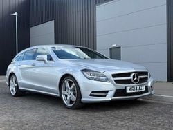 Silver Used 2014 Mercedes CLS350 AMG Estate | £9,490 (Fair price)