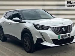 Pearlscent wht Used 2021 Peugeot e-2008 Active Premium SUV | £12,399 (Good price)