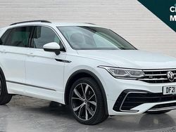 White Used 2021 VW Tiguan R-line SUV | £23,398 (Good price)