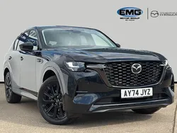 Jet black Used 2024 Mazda CX-60 Homura-Line SUV | £39,995 (Fair price)